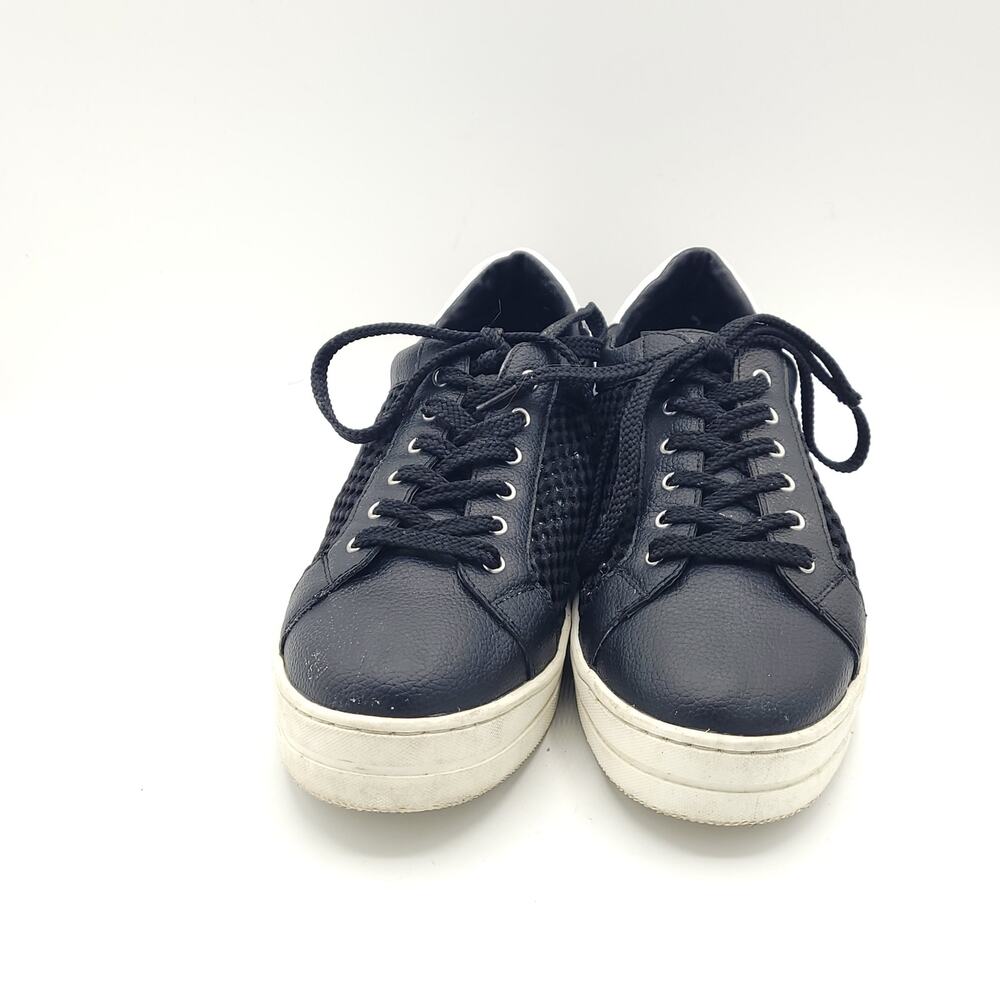 Steve Madden Napa Natural Comfort Black Leather Mesh women's size 10w wide - Picture 7 of 9